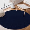 Sanat Teppich Uni | Blau 4