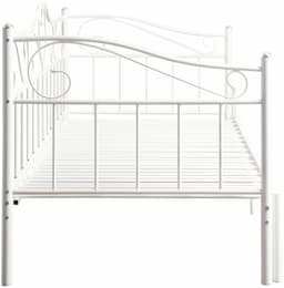 Home affaire Metallbett Sina | Weiß