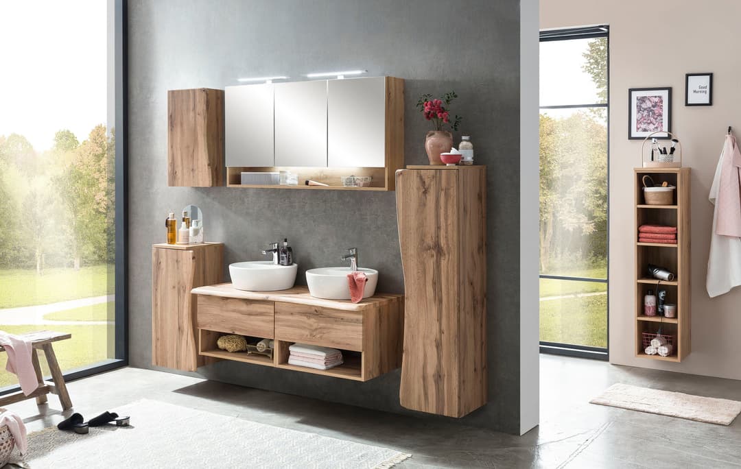 welltime Midischrank Stubach | Holztöne