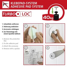 WENKO Handtuchring Orea | Silber