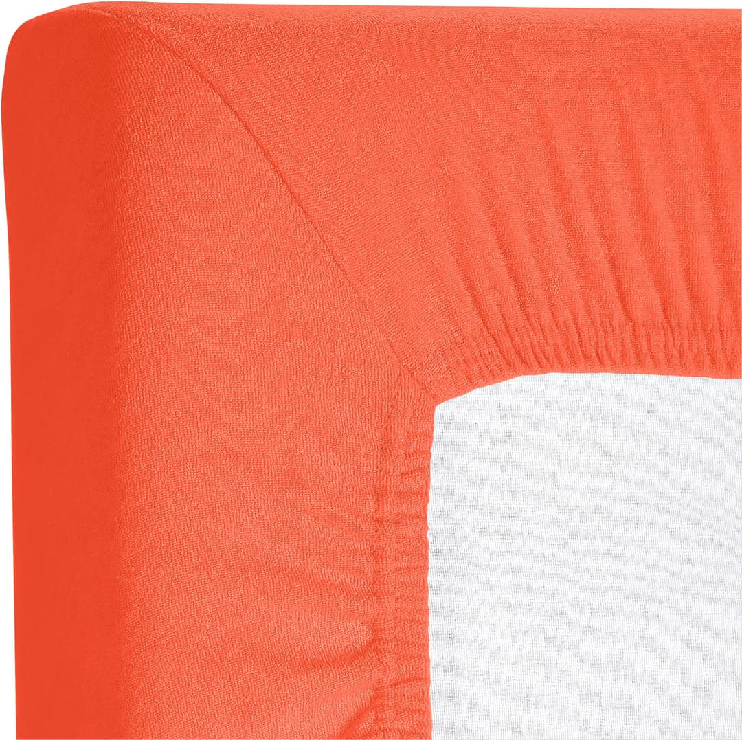 KUM Spannbettlaken Frottee | Orange