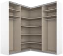 rauch Schwebetürenschrank QUADRA | Grau 2