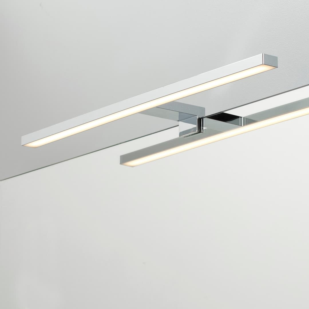 Loevschall Lagan NextGen Spiegelleuchte | Silber