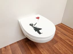 ADOB WC-Sitz Roter Ballon | Mehrfarbig