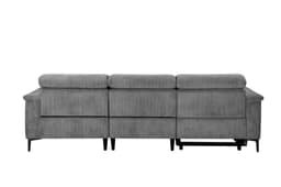 OTTO home Ecksofa LUND Cord | Grau