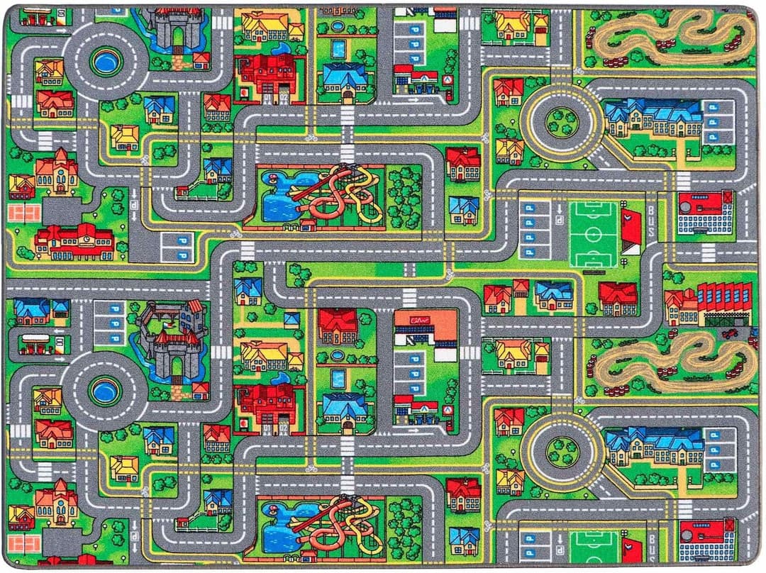 Primaflor-Ideen in Textil Kinderteppich Spielteppich STREETS
