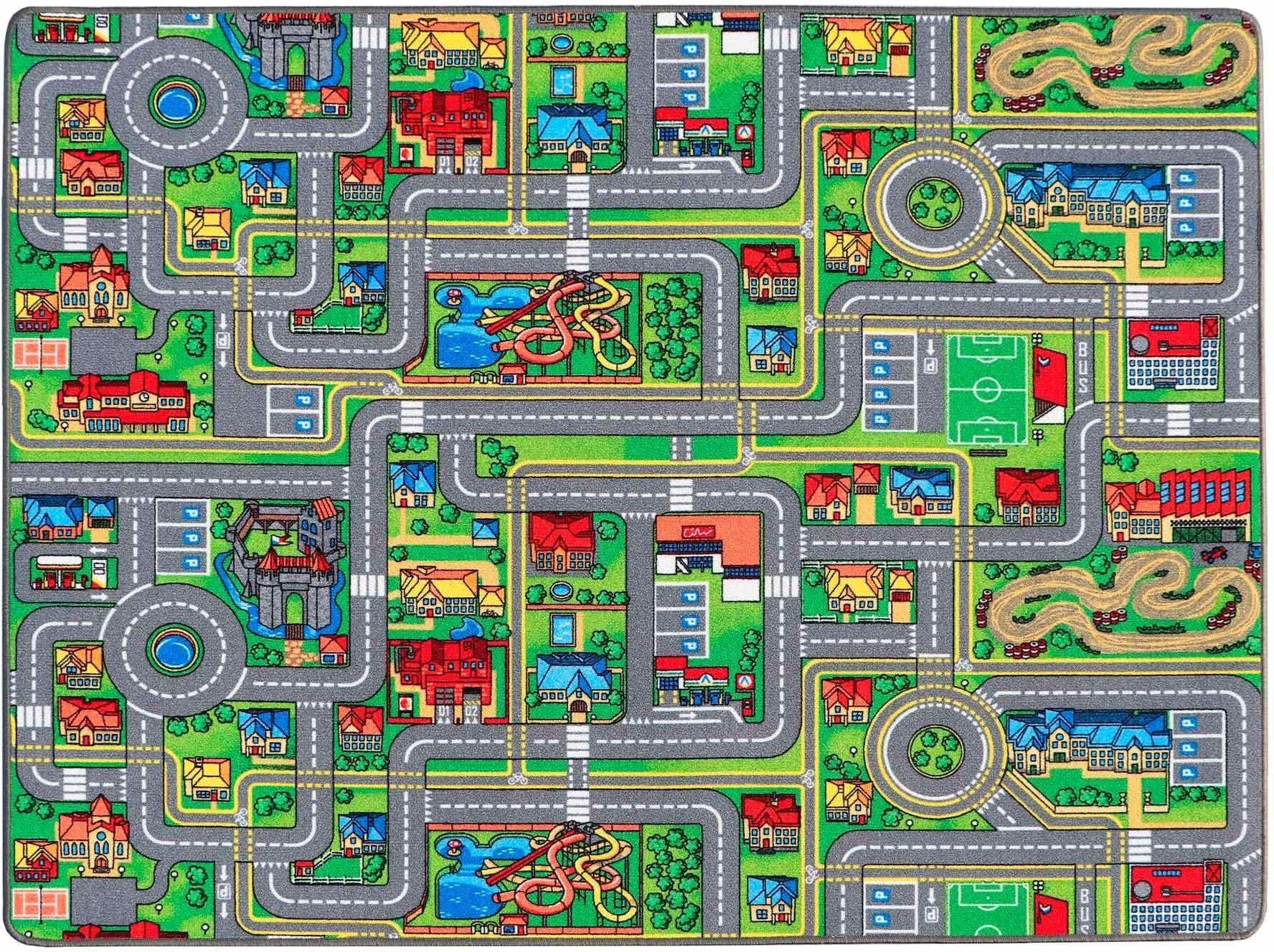 Primaflor-Ideen in Textil Kinderteppich Spielteppich STREETS