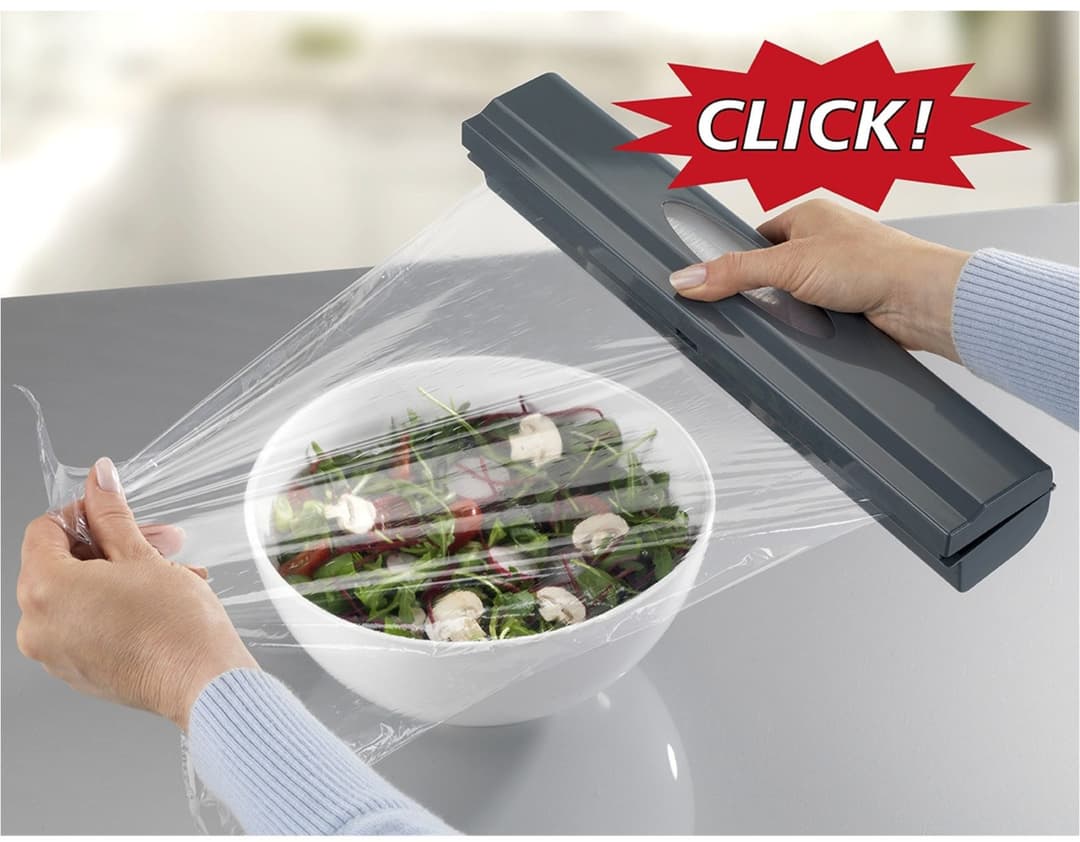 Wenko Perfect-Cutter Folienspender | Grau