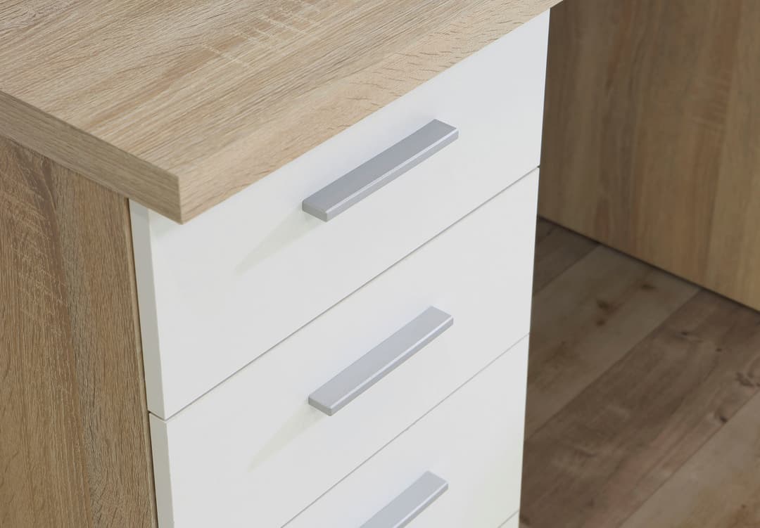 FORTE Schreibtisch Netta | Holztöne