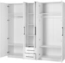 OTTO home Kleiderschrank Sylt | Weiß 5