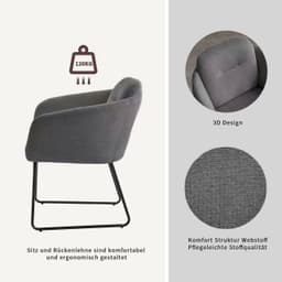 OTTO home Esszimmerstuhl Sphere | Grau