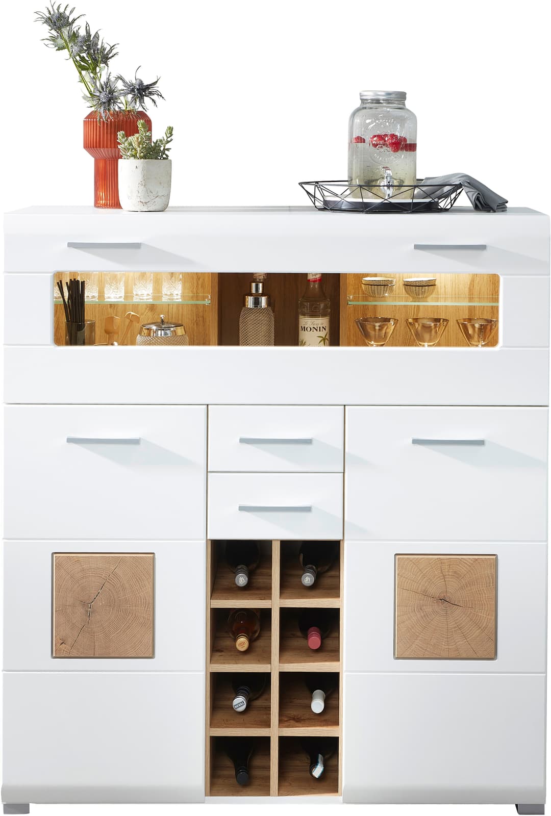 Innostyle FUN PLUS Barschrank | Weiß
