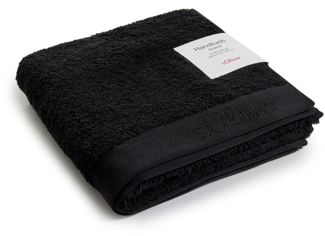 s.Oliver Handtuch | Schwarz