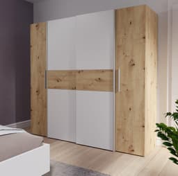 FORTE Kleiderschrank Kalixtus | Holztöne