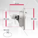B.K.Licht LED Einbaustrahler | Silber 3