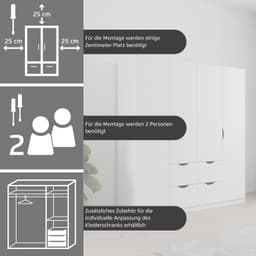 rauch Kleiderschrank Freiham | Weiß
