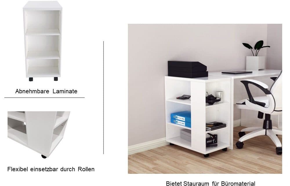 OTTO home Rollwagen LOKVE | Weiß