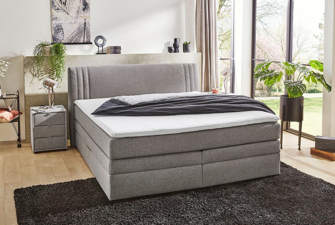 Jockenhöfer Gruppe Boxspringbett Amira | Grau