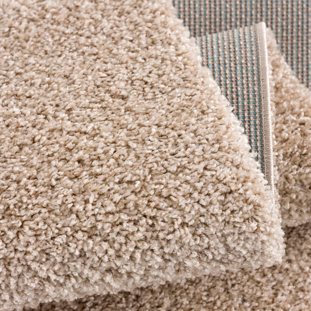Sanat Hochflor-Teppich LOCA | Beige