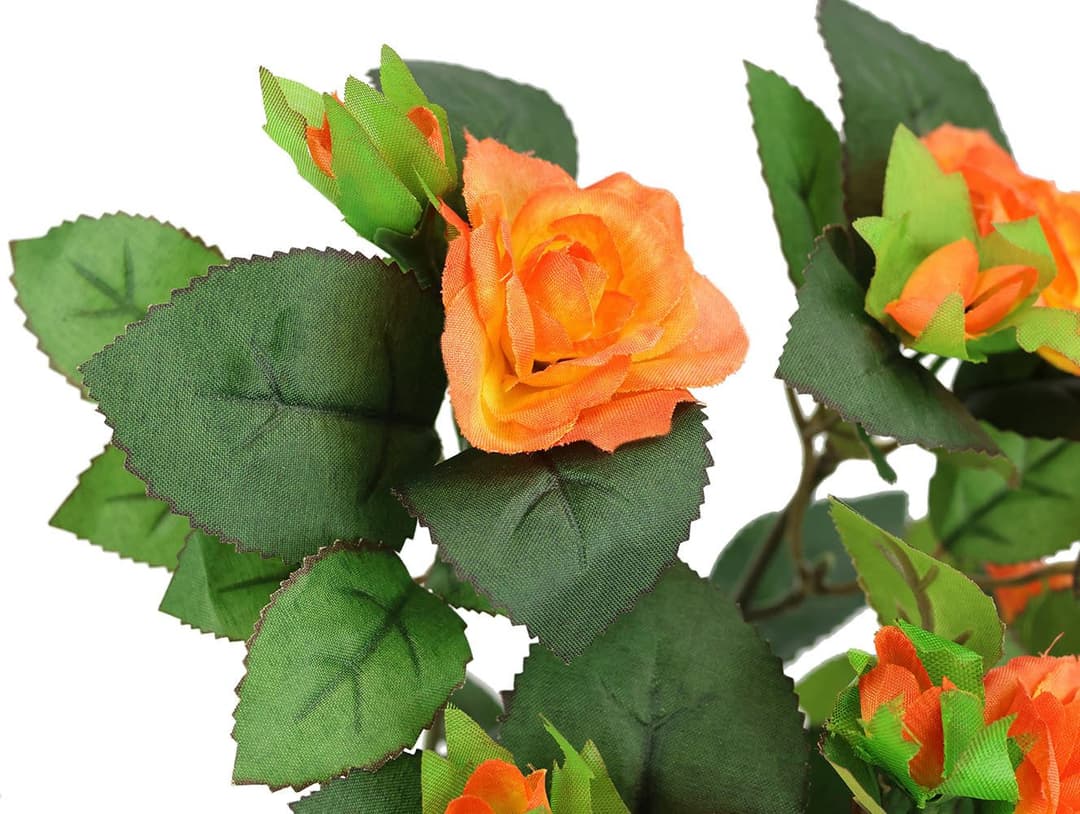 I.GE.A. Künstlicher Rosenhänger | Orange