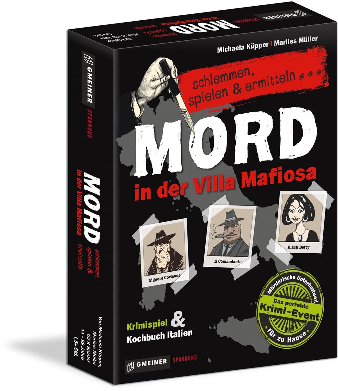 GMEINER Spiel Mord in der Villa Mafiosa | Mehrfarbig