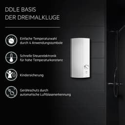 AEG Haustechnik Komfort-Durchlauferhitzer DDLE Basis | Weiß