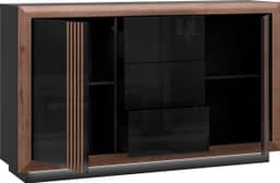 FORTE Sideboard Savona | Schwarz