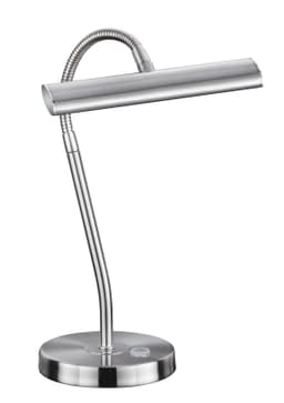 TRIO Leuchten LED Tischleuchte Curtis | Silber