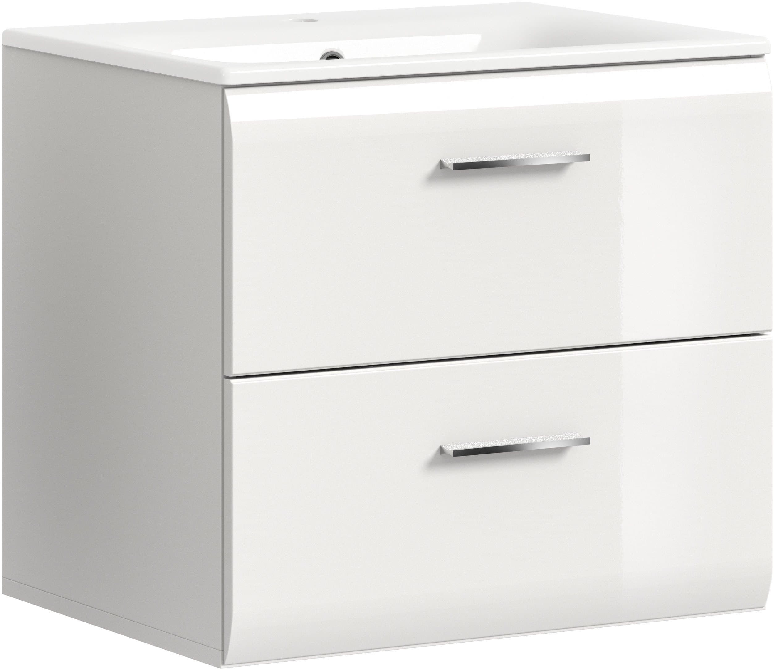 welltime Waschbeckenunterschrank Florenz | Weiß