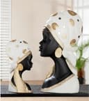GILDE Afrikafigur Lady "Mara" | Schwarz
