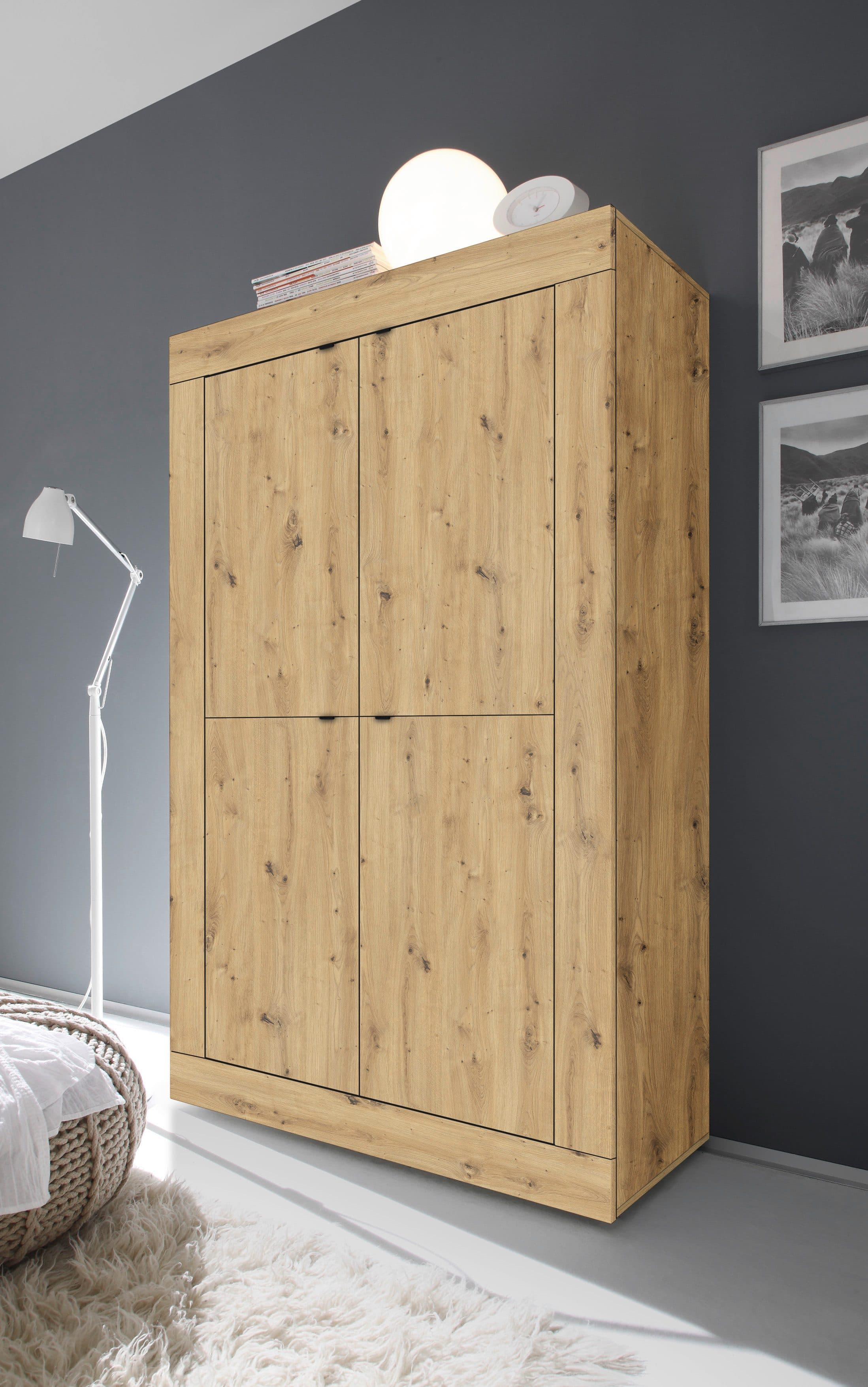 Home affaire Highboard Basic | Holztöne