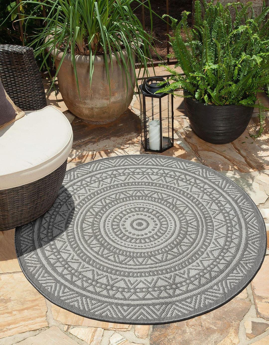 the carpet Teppich Mistra | Grau