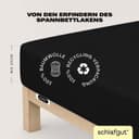 Schlafgut Spannbettlaken EASY JERSEY | Schwarz