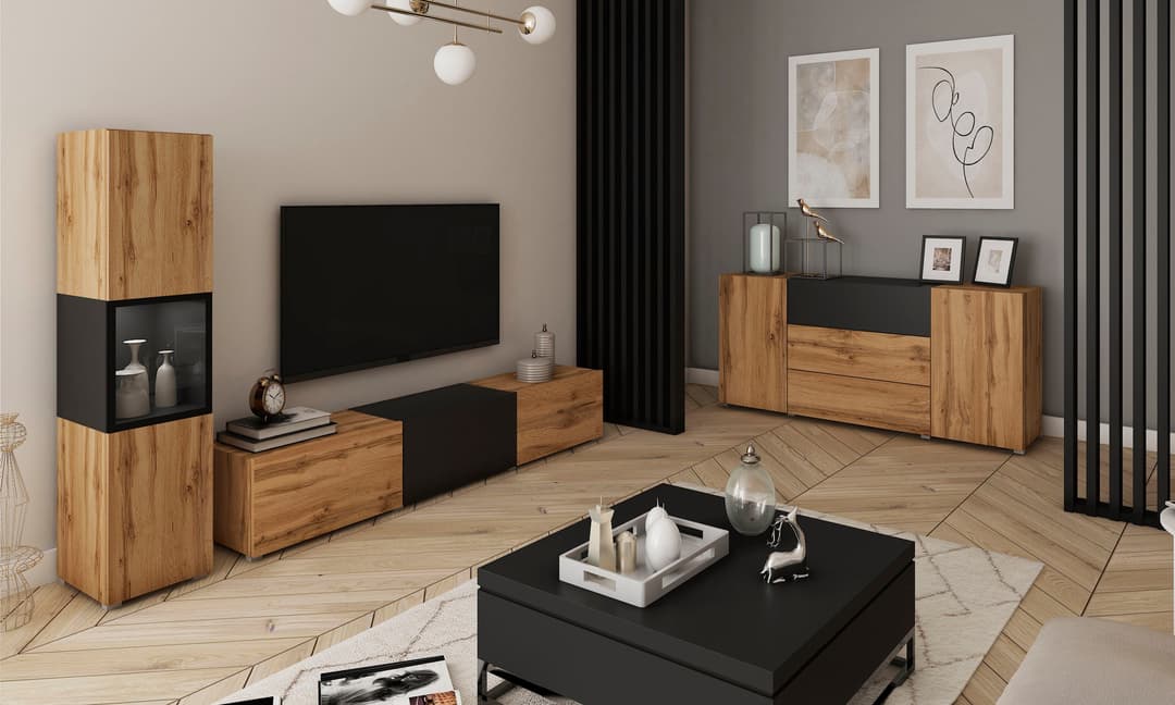 Home affaire Wohnwand BERLIN I | Holztöne