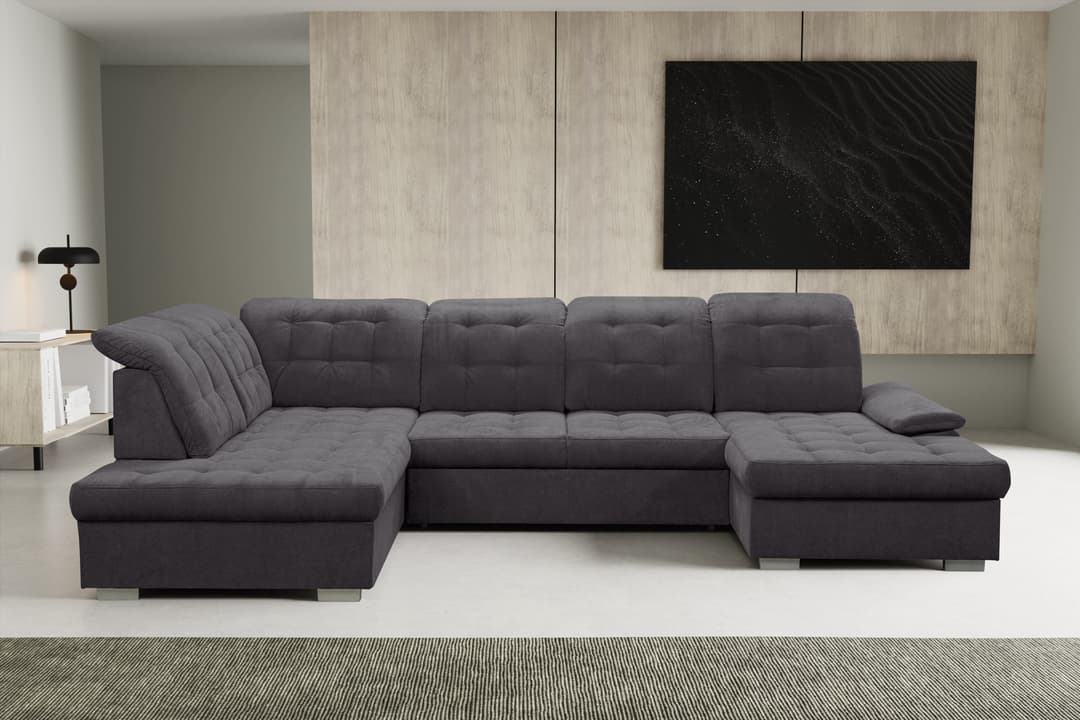 WERK2 Wohnlandschaft Kordula-New | Grau