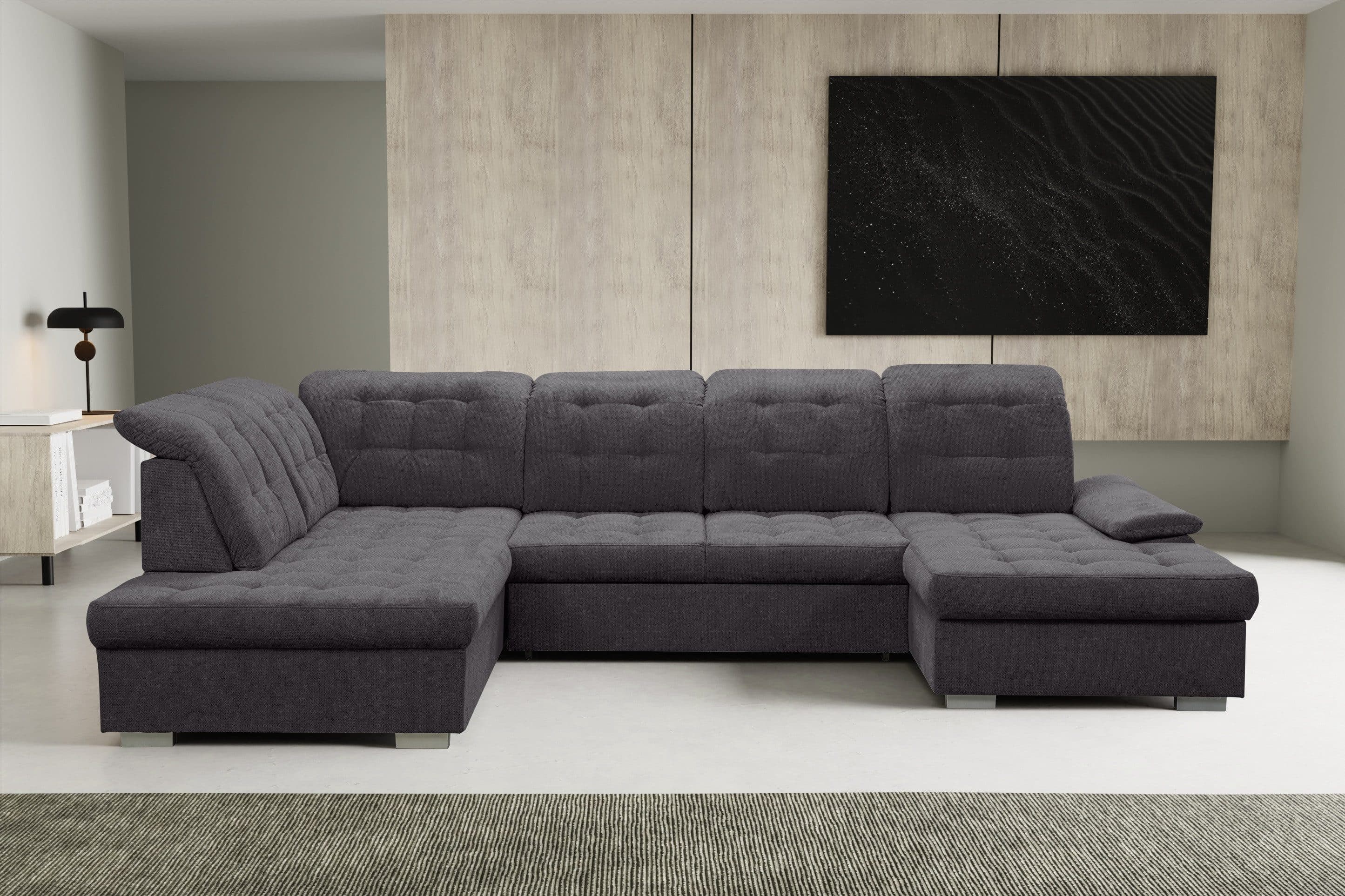 WERK2 Wohnlandschaft Kordula-New | Grau