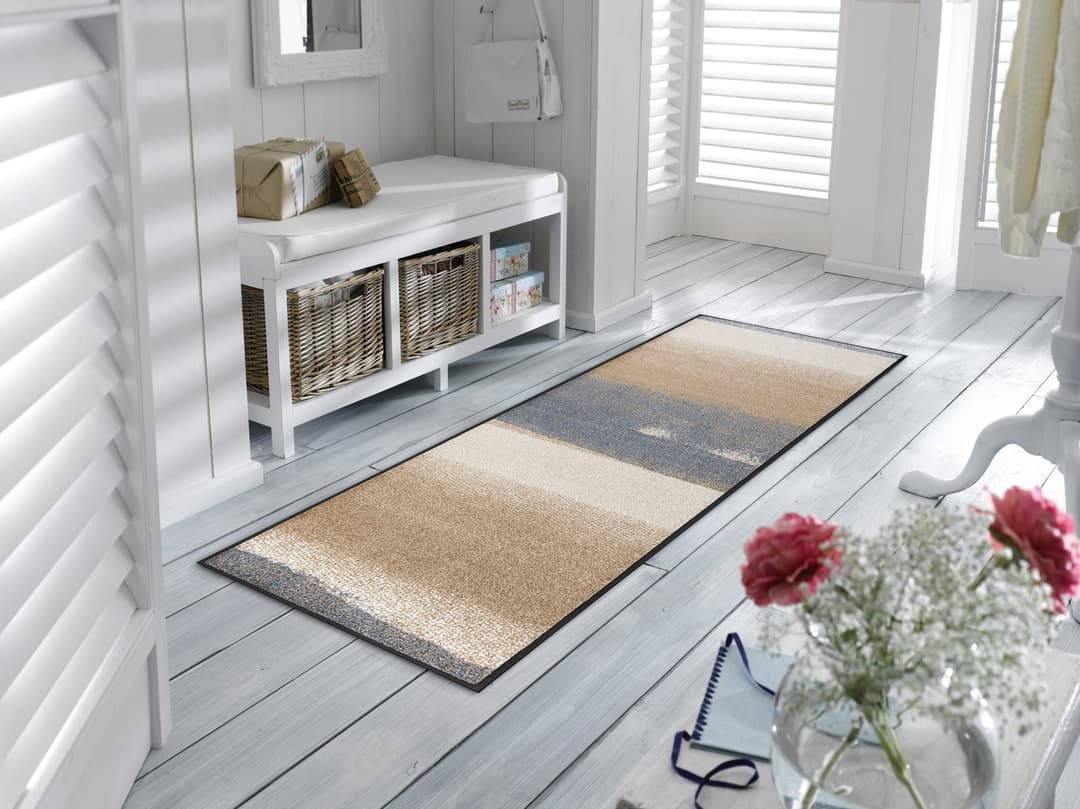 wash+dry by Kleen-Tex Läufer Medley | Grau