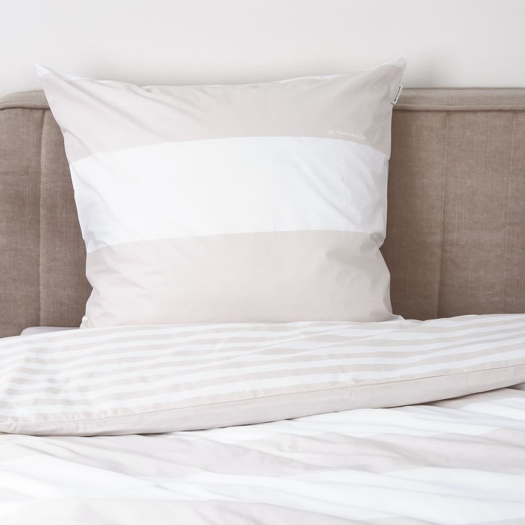 TOM TAILOR HOME Wendebettwäsche SIENA | Beige