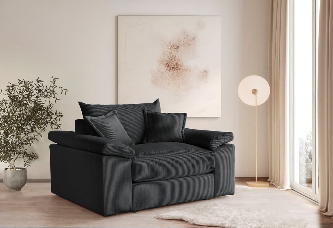Home affaire XXL-Sessel Soft&Cosy | Schwarz