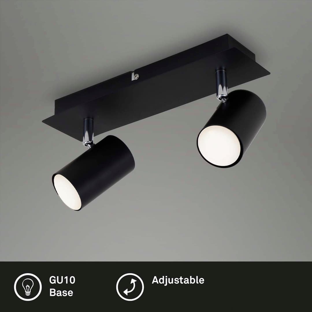 Briloner Leuchten LED Deckenspots 2857025 Run | Schwarz