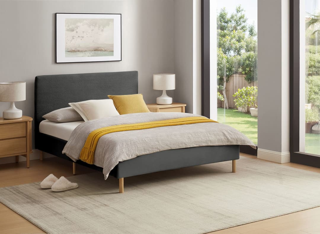 Home affaire Polsterbett Armandine | Grau