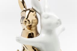 Kare Design Hugging Rabbits Medium Dekofigur | Gold