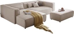 LeGer Home by Lena Gercke Ecksofa PIARA XXL | Beige