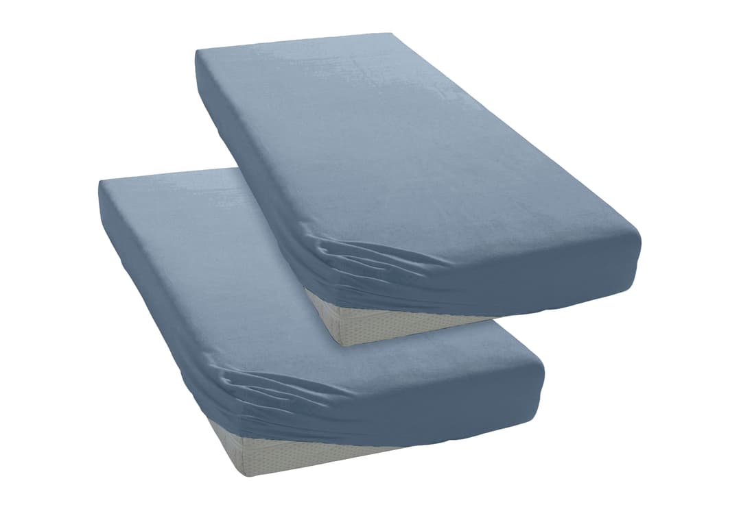 OTTO home Spannbettlaken PHYSALIS | Blau