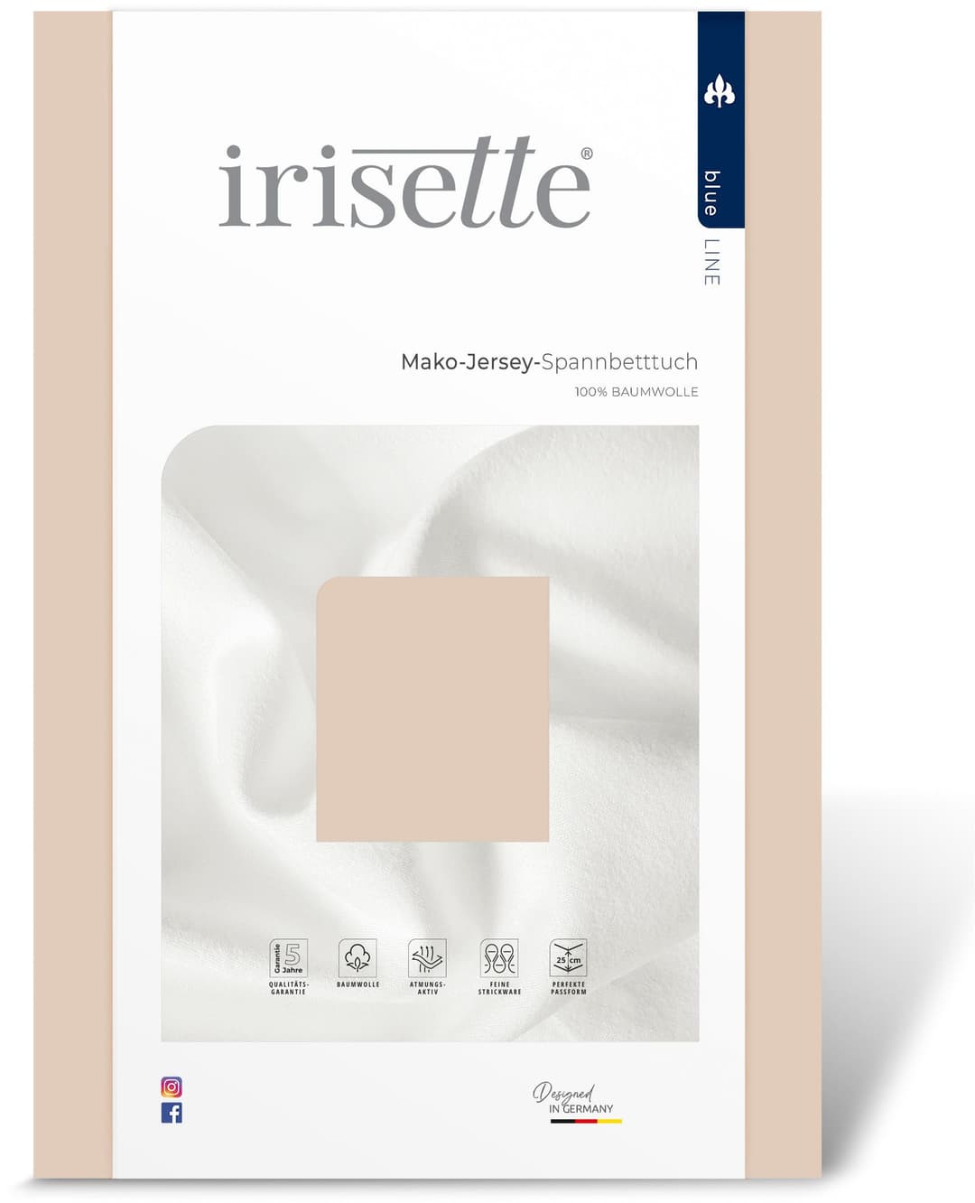Irisette Spannbettlaken Jupiter | Beige