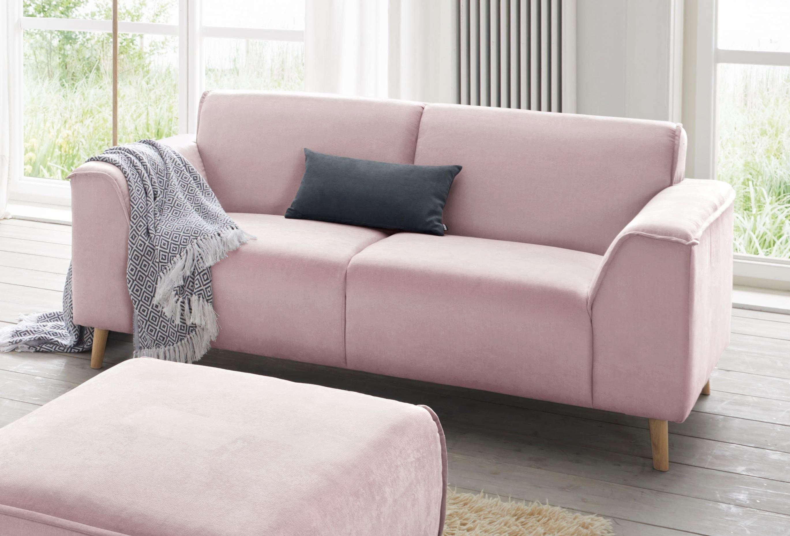 Home affaire Janek 2-Sitzer Sofa | Rosa
