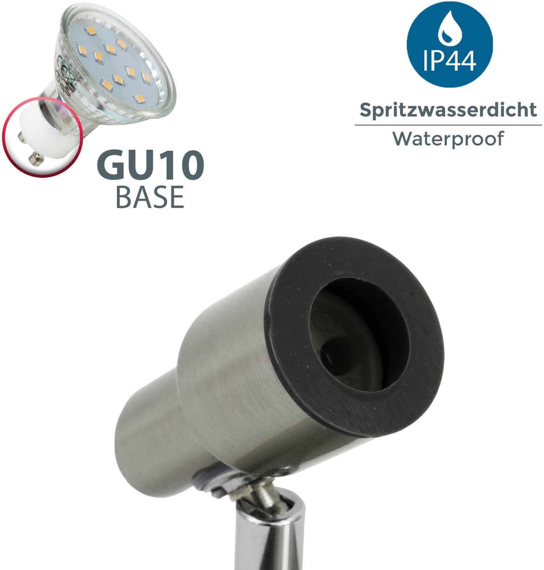 B.K.Licht LED Deckenspot Aurel | Silber