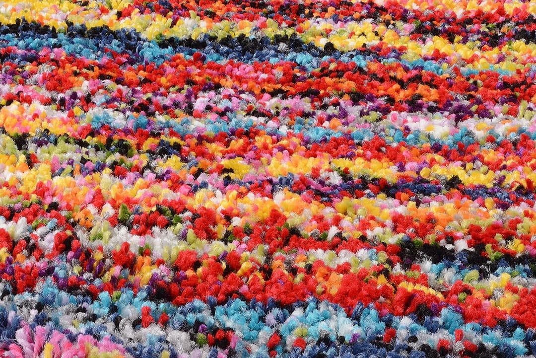 OCI DIE TEPPICHMARKE Hochflor-Teppich Sixteen Round | Mehrfarbig
