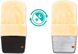 Fillikid Fußsack Bernina Reflect | Schwarz