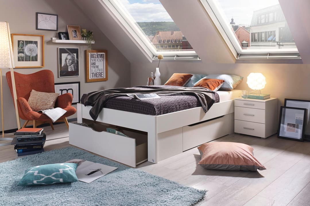 rauch Bett Scala | Weiß